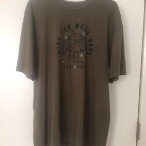 Stance “Wish You Were Here” Olive Green Tee